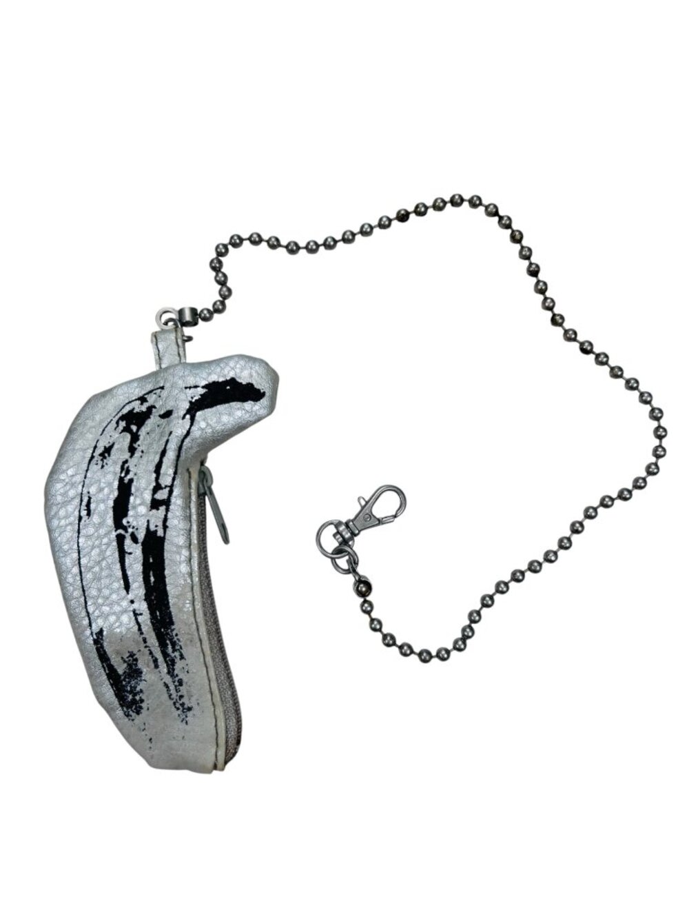 Andy Warhol Velvet Underground Silver Banana Coin Purse Accessory Art